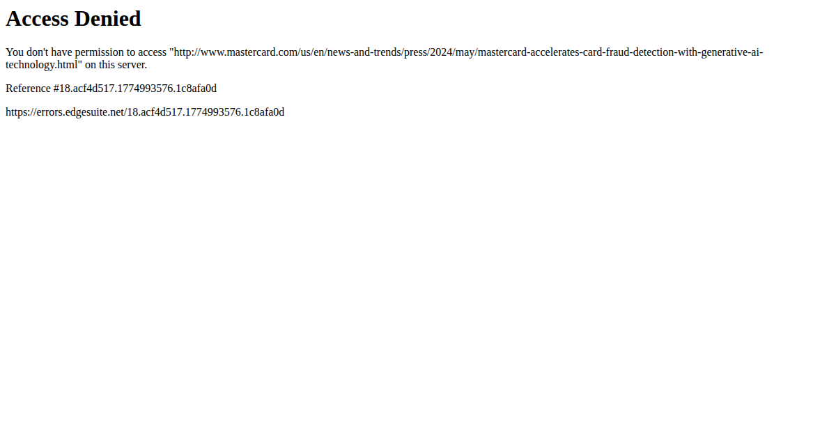 Mastercard Accelerates Card Fraud Detection with Generative AI Technology