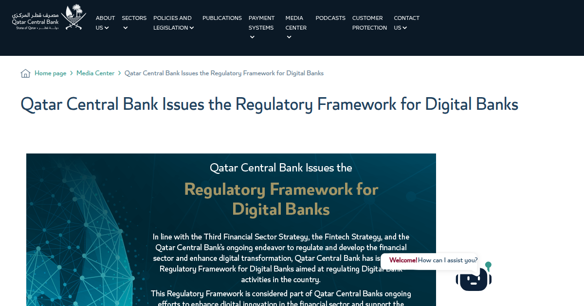 Qatar Central Bank Issues the Regulatory Framework for Digital Banks