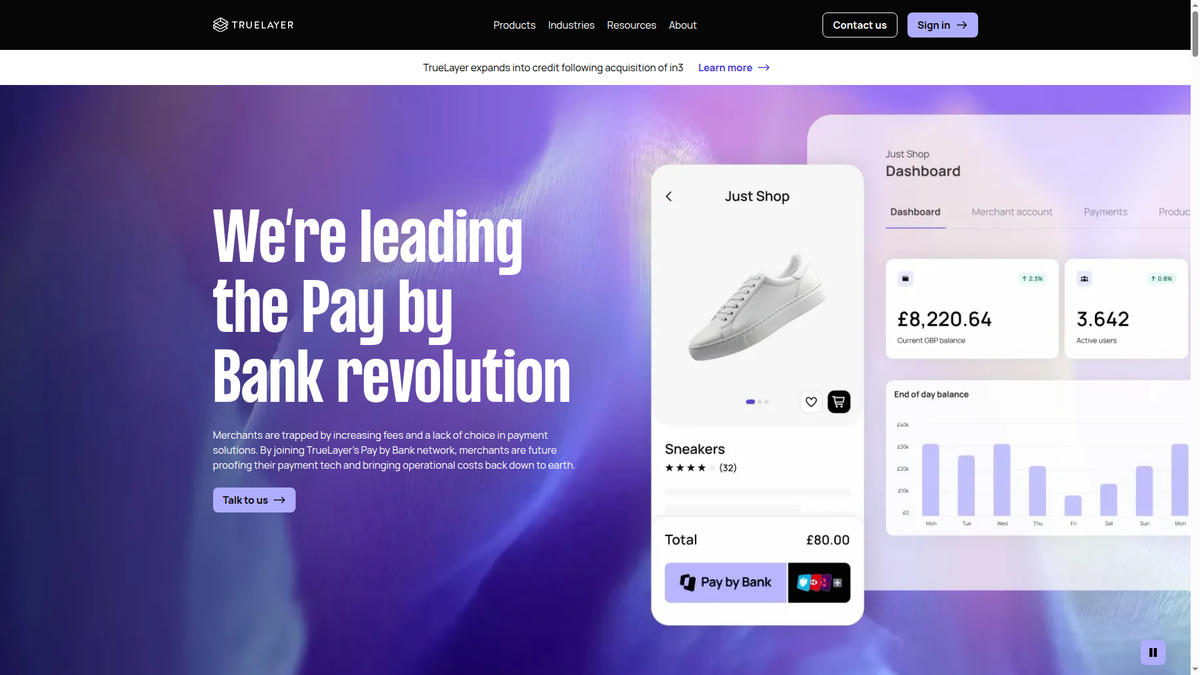 TrueLayer Acquires Dutch FinTech in3 to Bring Credit to Pay by Bank