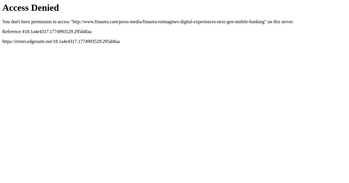 Finastra Reimagines Digital Experiences with Next Gen Mobile Banking