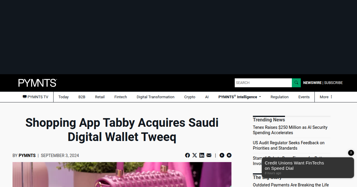 BNPL Giant Tabby Acquires Saudi Digital Wallet Tweeq in First-Ever Acquisition