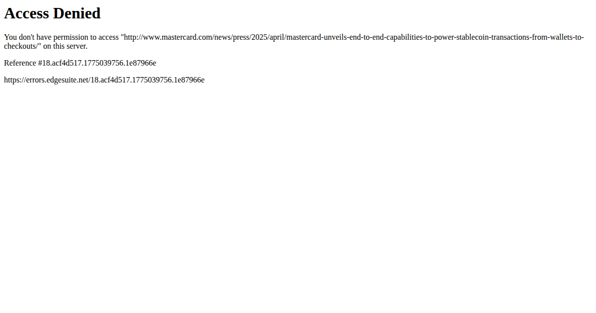 Mastercard unveils end-to-end capabilities to power stablecoin transactions