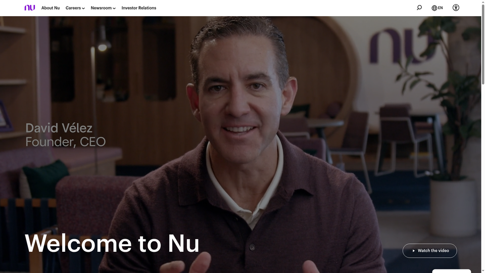 Nubank to Invest R$45 Billion in Brazil in 2026 as Customer Base Tops 113 Million