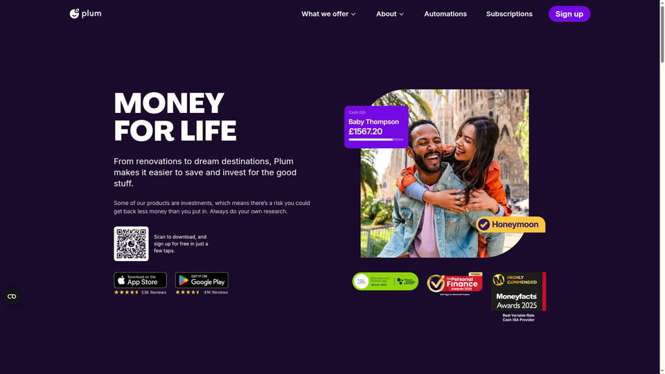 UK Smart Money App Plum Reaches Profitability with £34M ARR