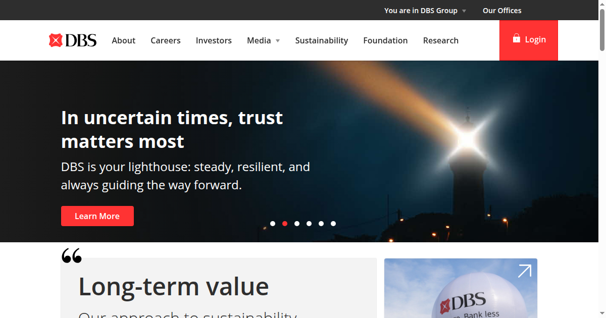 DBS Named World's Best AI Bank in Inaugural Global Finance AI in Finance Awards