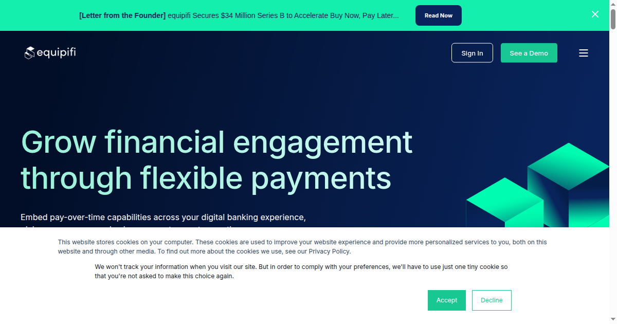 equipifi raises $34m Series B to scale BNPL for banks and credit unions