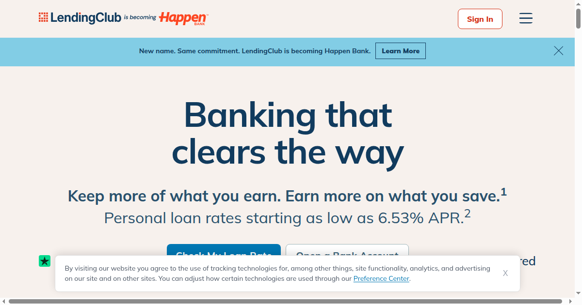 LendingClub becomes Happen Bank as a marketplace lender finishes its turn into a deposit bank