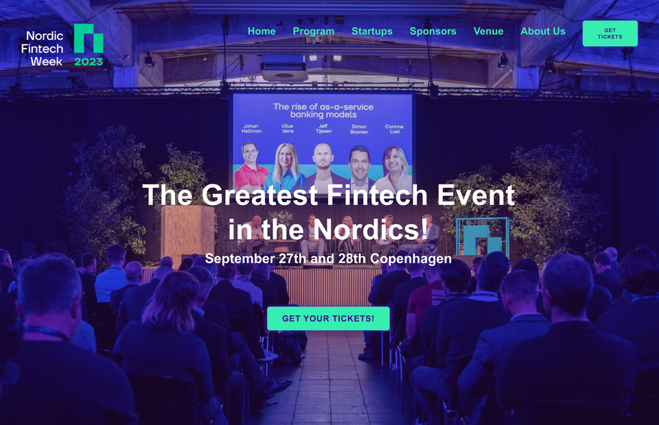 Nordic FinTech Week: Time to register!